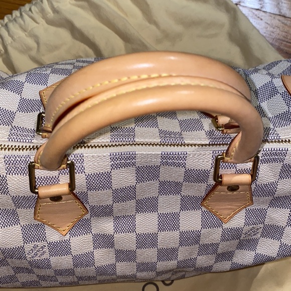 AUTHENTIC - Louis Vuitton - Damier Azur - Speedy 30 - Picture 10 of 16